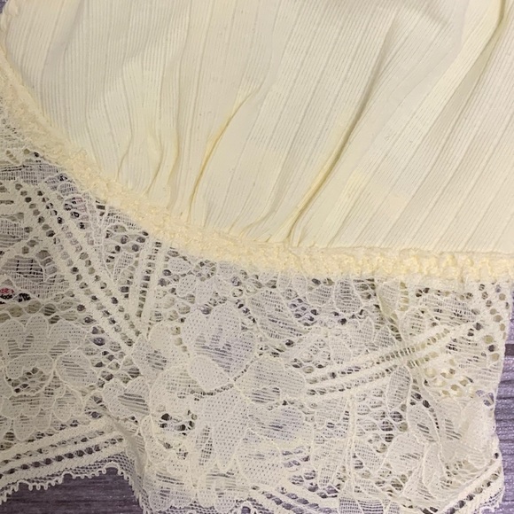 NWT $38 Free People Teegan Bralette Yellow XS S M Longline Soft Bra Daybreak - Picture 4 of 11